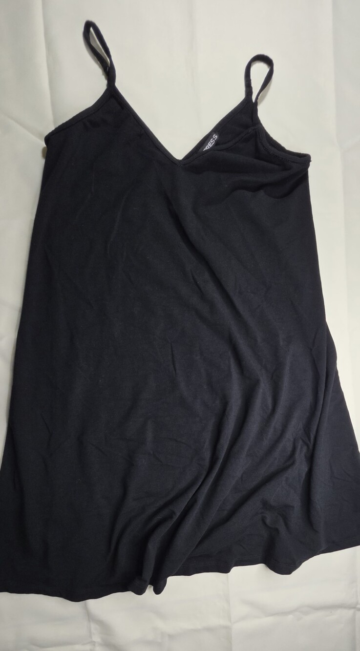 Express Women's black V-neck Slip Dress Size Small Sku 0294